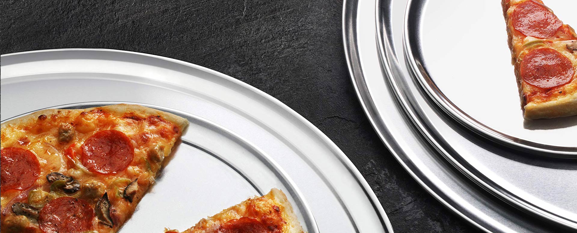 Tăvi de pizza din aluminiu